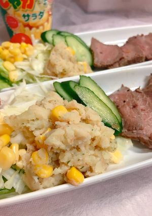 じゃがりこでコーンとツナのポテトサラダ-レシピのメイン写真