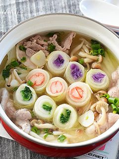 シャンタンで激うま!彩り白菜巻き鍋♪-レシピのメイン写真