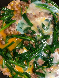 ひき肉のニラ玉-レシピのメイン写真