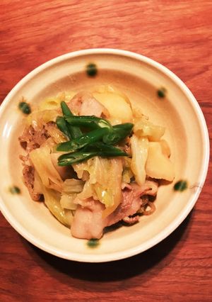 キャベツがおいしい豚肉じゃが-レシピのメイン写真