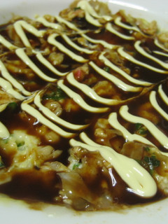 簡単☆レンジでお好み焼き?-レシピのメイン写真