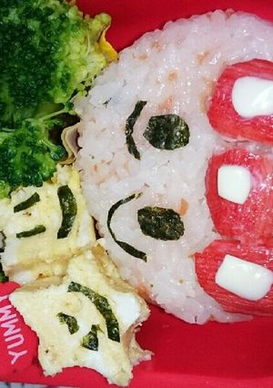 アンパンマンお弁当-レシピのメイン写真