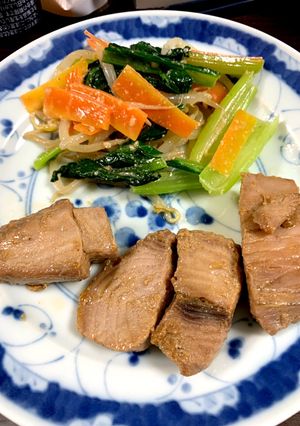 残った鰹の刺身で漬け焼き♪-レシピのメイン写真