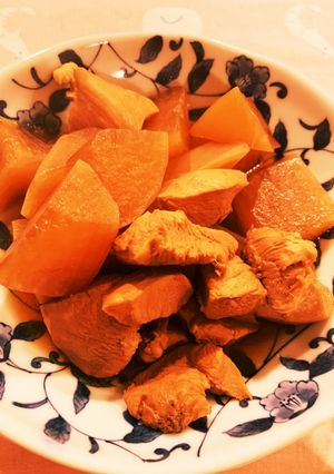 時短圧力鍋で大根と鶏胸肉の煮物-レシピのメイン写真