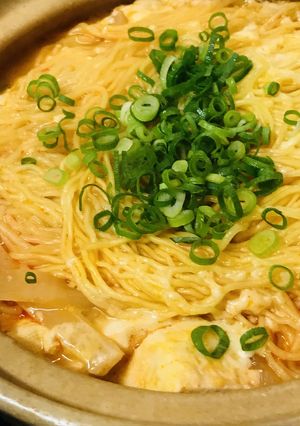 キムチ鍋の素＆たっぷりチーズのラーメン鍋-レシピのメイン写真