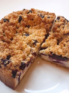 ブルーベリーのクランブルチーズケーキ-レシピのメイン写真