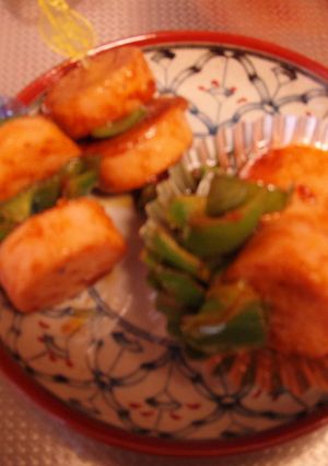 お弁当のちっちゃなおかず　赤＆緑-レシピのメイン写真