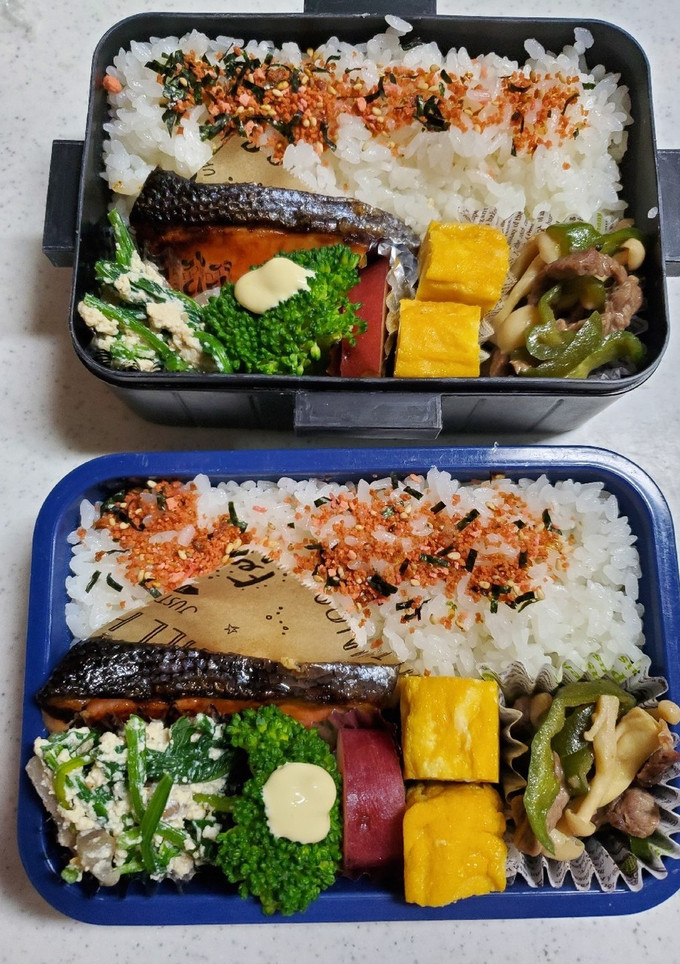 ☆高校生娘と私のお弁当☆132-レシピのメイン写真