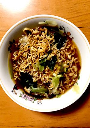 究極のインスタントラーメンアレンジ　燻製-レシピのメイン写真