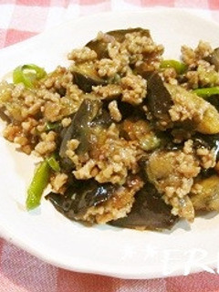 茄子と豚ひき肉の中華風炒め~♪♪-レシピのメイン写真