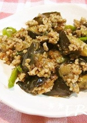 茄子と豚ひき肉の中華風炒め～♪♪-レシピのメイン写真