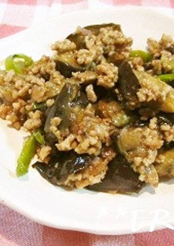 茄子と豚ひき肉の中華風炒め～♪♪-レシピのメイン写真