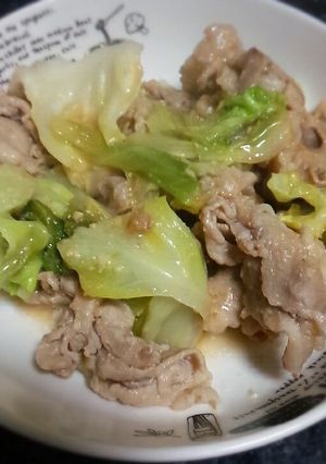簡単はやっうまっ！豚肉とキャベツ味噌炒め-レシピのメイン写真