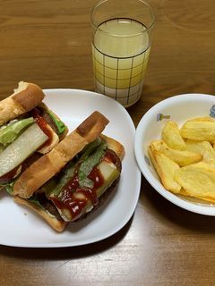 食パンで簡単チーズバーガー-レシピのメイン写真