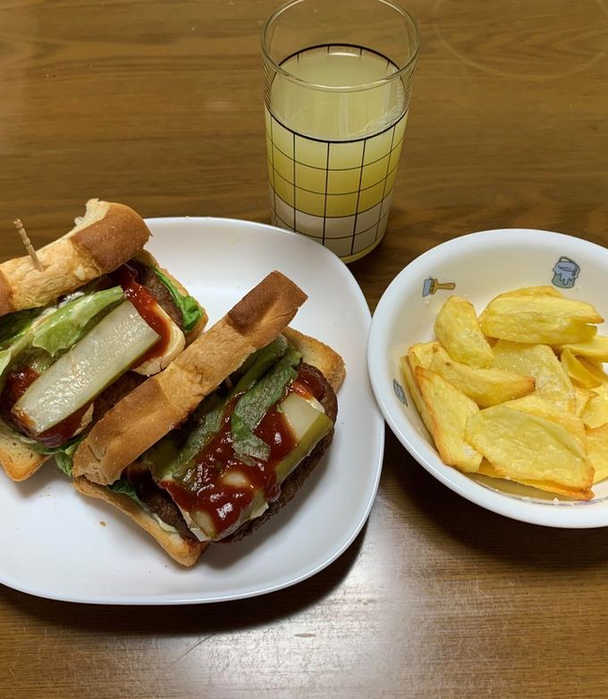食パンで簡単チーズバーガー-レシピのメイン写真