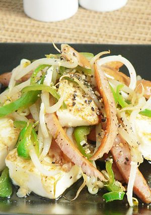 もやしとピーマンと豆腐のチャンプルー-レシピのメイン写真