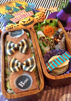 わしたポークのハロウィン弁当 1029-レシピのメイン写真