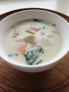 鮭とほうれん草のシチュー-レシピのメイン写真