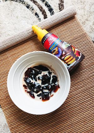珈琲ゼリーにちょこっとチョコがけ♡-レシピのメイン写真