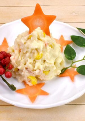 ☆ポテサラクリスマスツリー☆-レシピのメイン写真