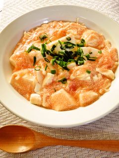 ☺簡単♪えのき入りあんかけたらこ豆腐☺-レシピのメイン写真
