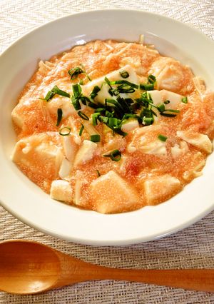 ☺簡単♪えのき入りあんかけたらこ豆腐☺-レシピのメイン写真