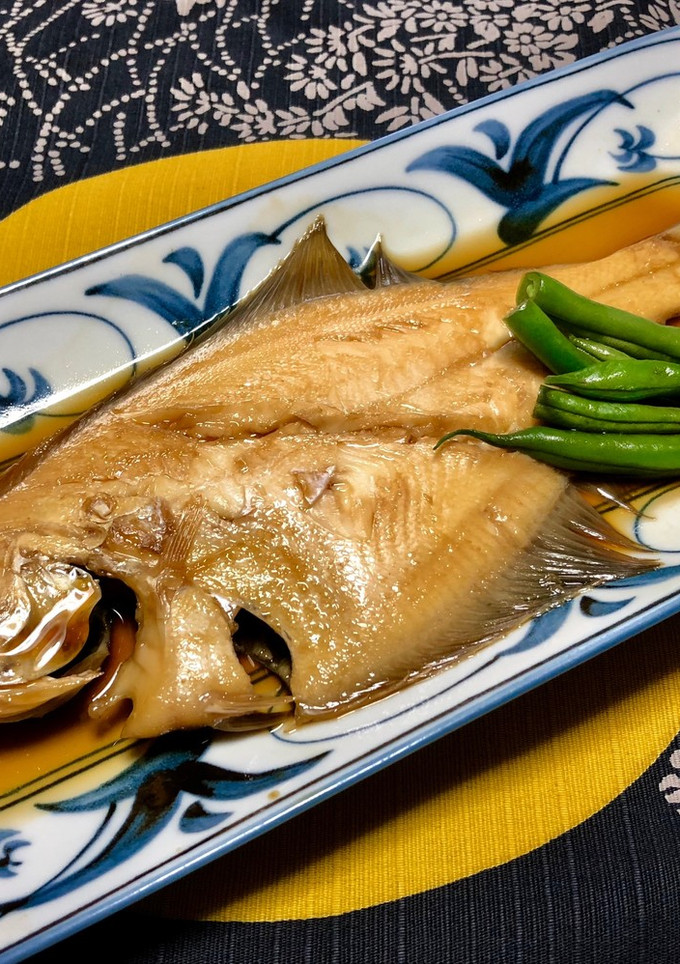 日本海で採れた★口細がれいの煮付け-レシピのメイン写真