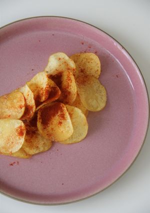 卓上で揚げたて自家製ポテトチップス-レシピのメイン写真