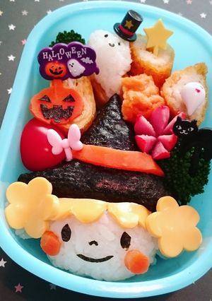 ハロウィン☆魔女のキャラ弁❤-レシピのメイン写真