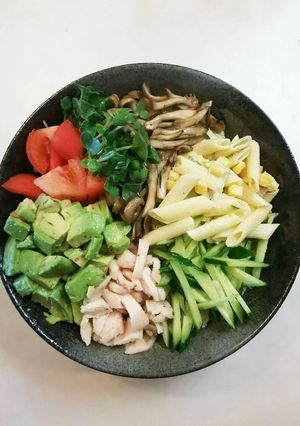サラダ！チキン アボカド 舞茸 8種類-レシピのメイン写真