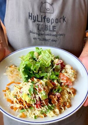 スパイシーでカリカリ食感！特製タコライス-レシピのメイン写真