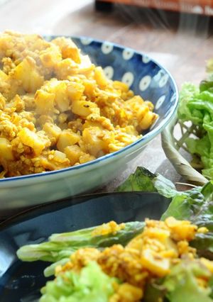 レンコンの和風キーマカレー-レシピのメイン写真