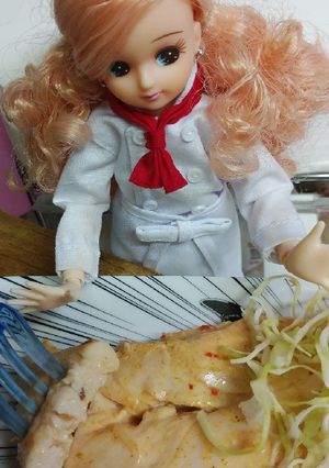 リカちゃん♡ささみでタンドリーチキンꕤ-レシピのメイン写真
