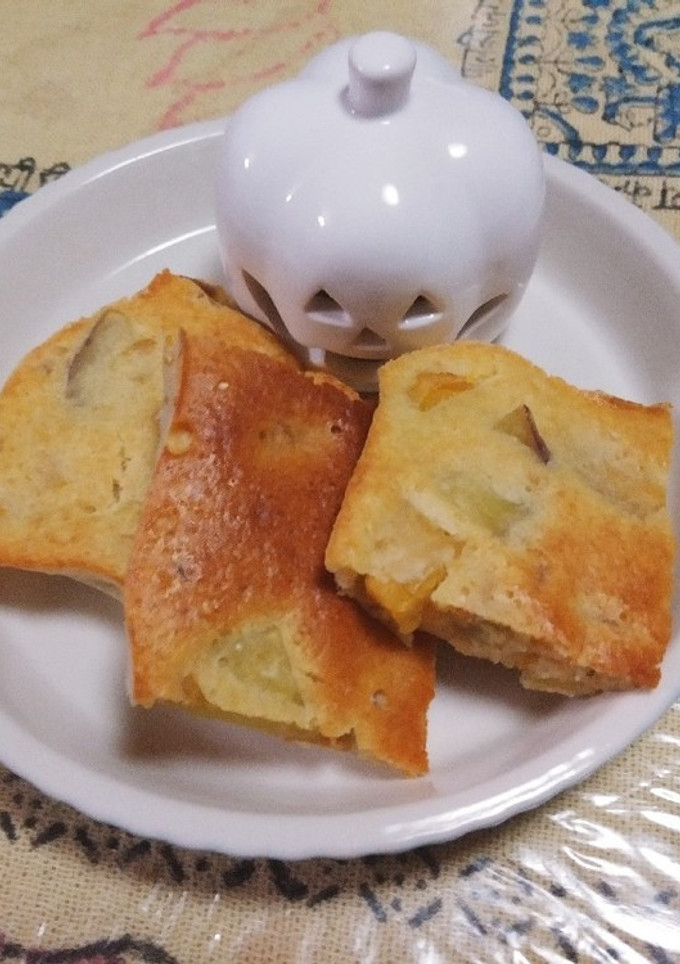 サツマイモ鉄板ケーキ(簡単)-レシピのメイン写真