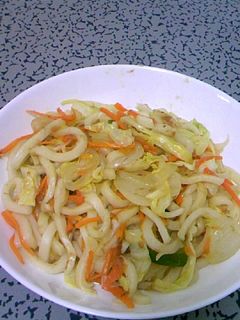 残り野菜DE焼きうどん-レシピのメイン写真