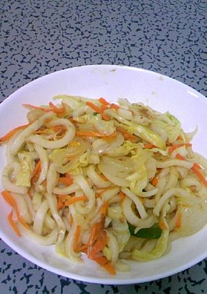 残り野菜DE焼きうどん-レシピのメイン写真