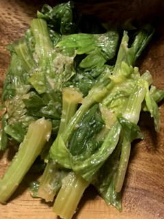 簡単 セロリの葉のゴマ和え-レシピのメイン写真