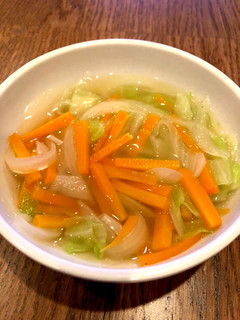 細切り野菜の簡単スープ-レシピのメイン写真