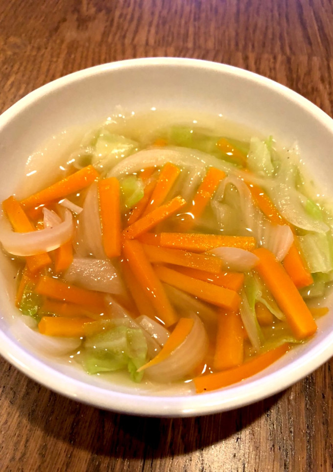 細切り野菜の簡単スープ-レシピのメイン写真