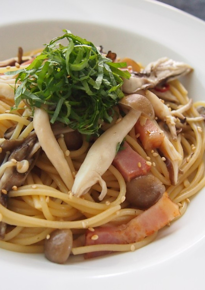 きのこ香る和風パスタ-レシピのメイン写真