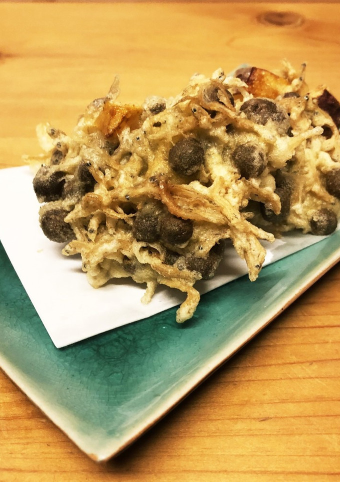 むかごの天ぷら(かき揚げ)-レシピのメイン写真