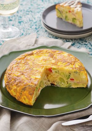 炊飯器で♪クリスマスカラーキッシュドーム-レシピのメイン写真