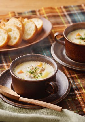 炊飯器で本格派!クラムチャウダー-レシピのメイン写真