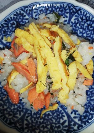 鮭と大葉のお寿司-レシピのメイン写真