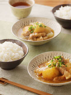 炊飯器で♪豚ばらとじゃがいもの甘辛煮-レシピのメイン写真