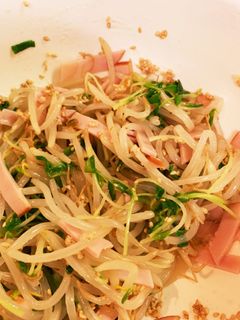 豆苗とハムの中華もやしナムル-レシピのメイン写真