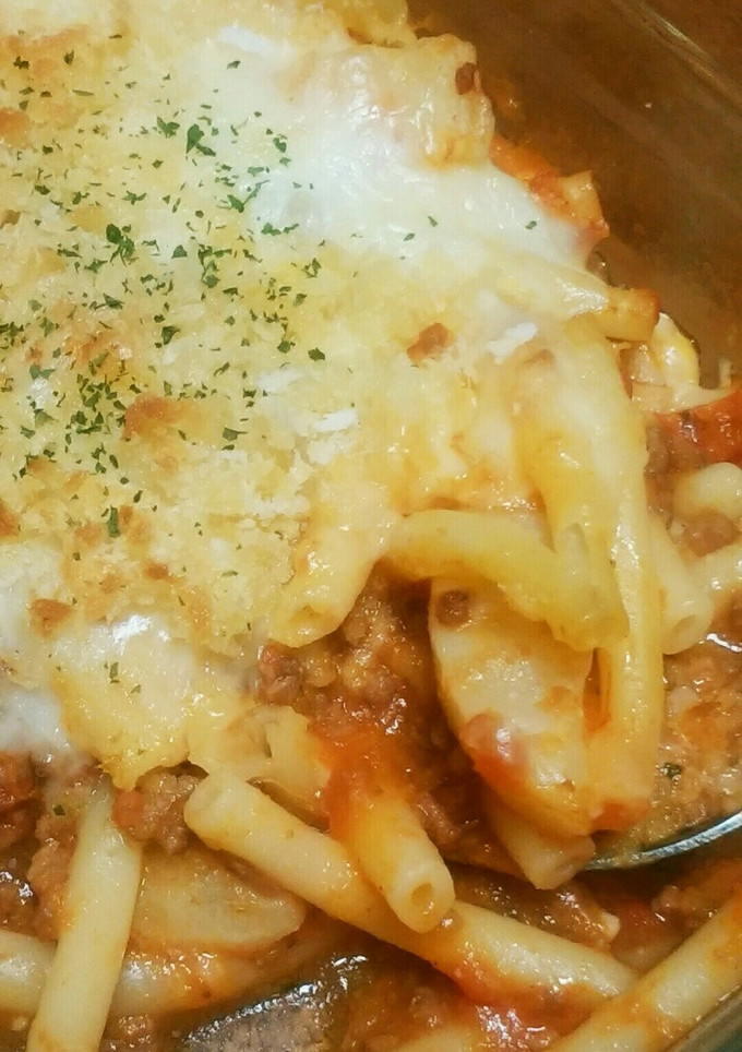 トマトとひき肉のグラタン-レシピのメイン写真