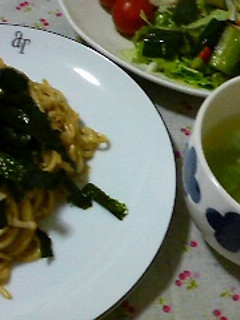 海苔の佃煮deクリームパスタ-レシピのメイン写真