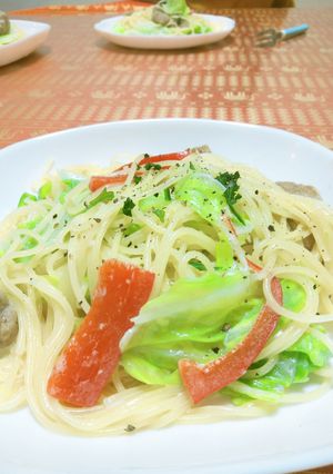 鍋用つみれ。時短。簡単クリームパスタ-レシピのメイン写真