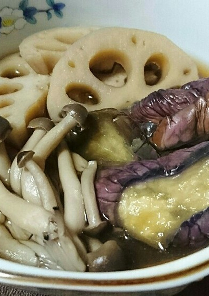 秋野菜の煮浸し-レシピのメイン写真